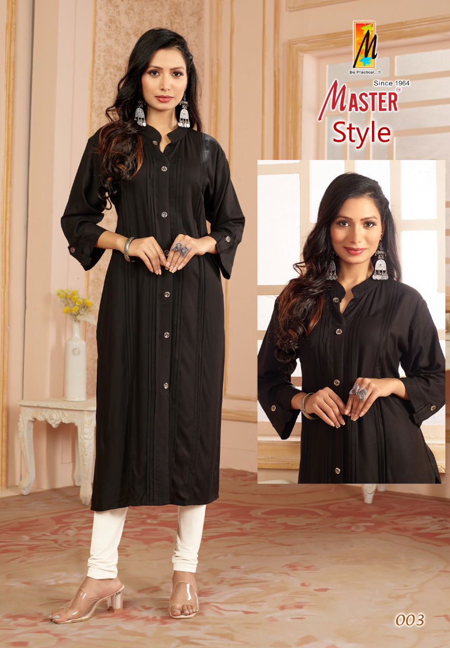 Master Style Ethnic Wear Designer Wholesale Kurti Collection 